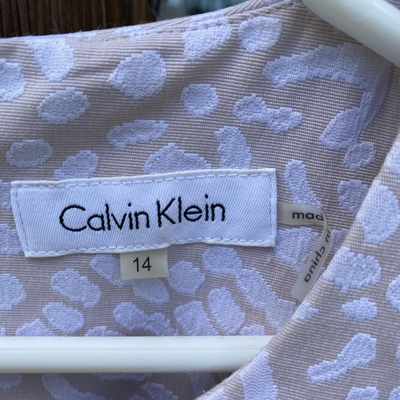 CALVIN KLEIN Leopard Print Sheath Dress - Picture 4 of 5